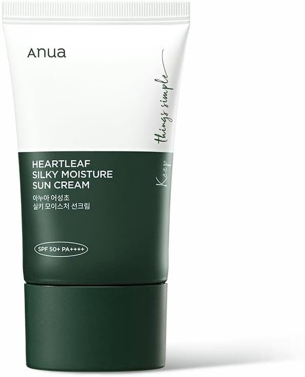 Anua Heartleaf Silky Moisture Sun Cream